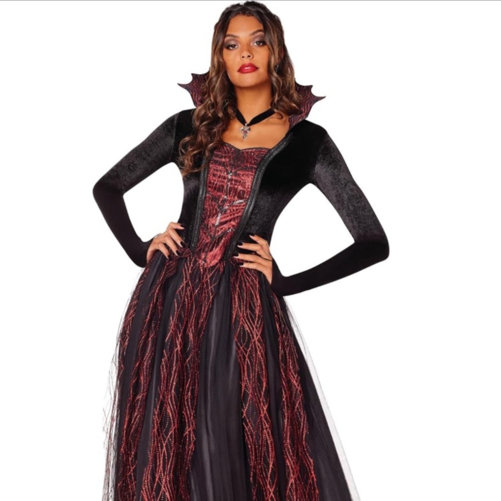 Spirit Halloween Adult Queen of the Underworld Costume: Gown with Choker